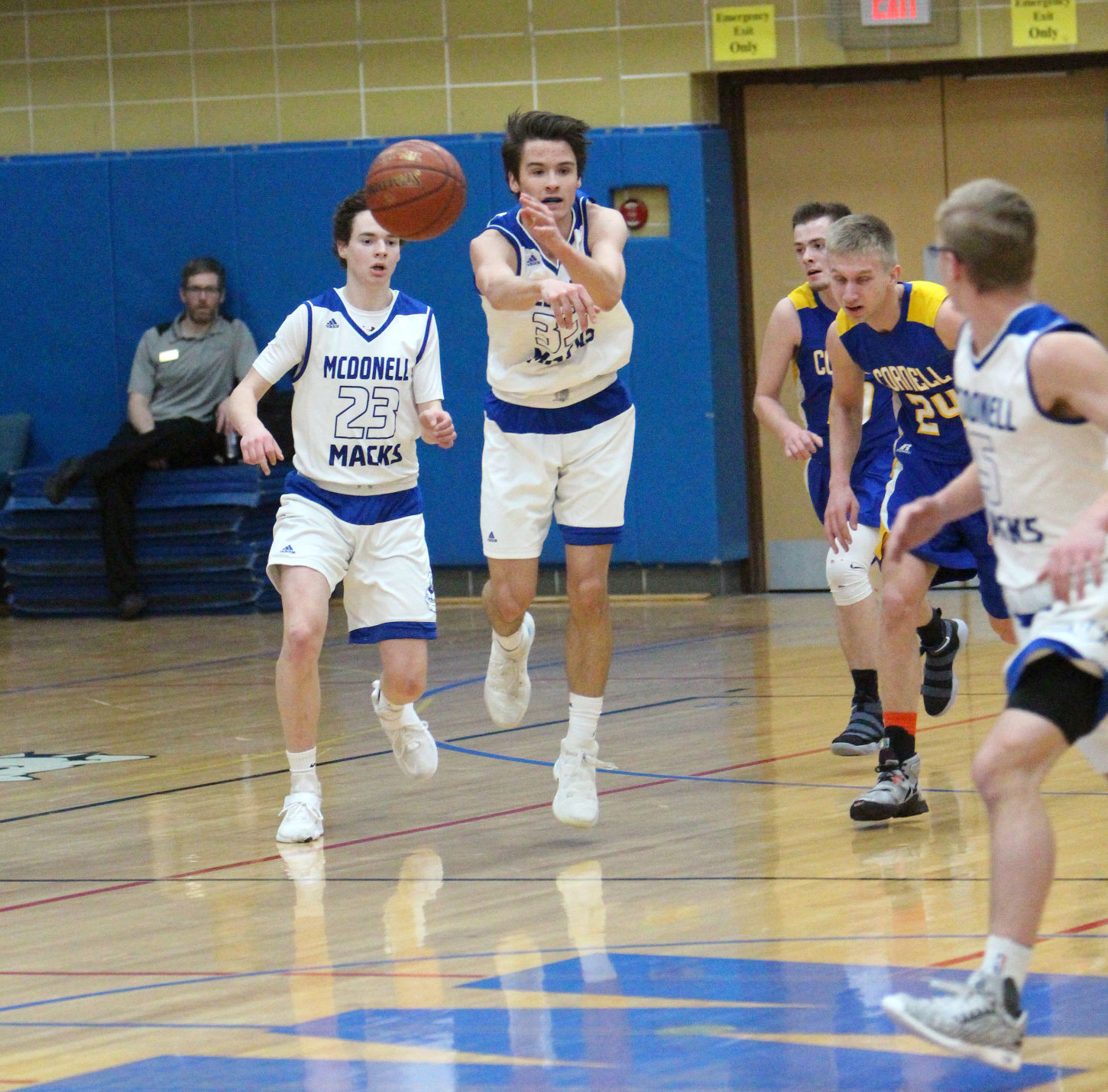Cornell at McDonell boys basketball 2-27-18